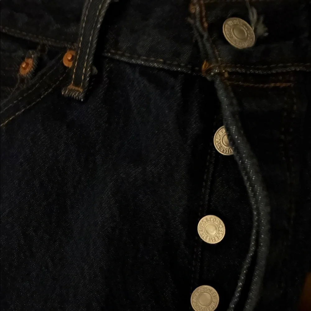 Levi's Jeans Men’s 34x30 Navy Blue 501 Straight-Leg LIKE NEW!